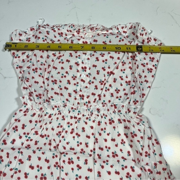 Olivaceous Liberty Floral Strapless Shirred Baby Doll Ruffle Mini Dress … - Picture 10 of 12